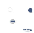 Nanolex Polijstpad 32x13x32, Zacht, donkerblauw (5 stuks)