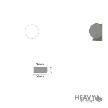 Nanolex Polijstpad 32x13x32, Hard, Grijs (5 stuks)