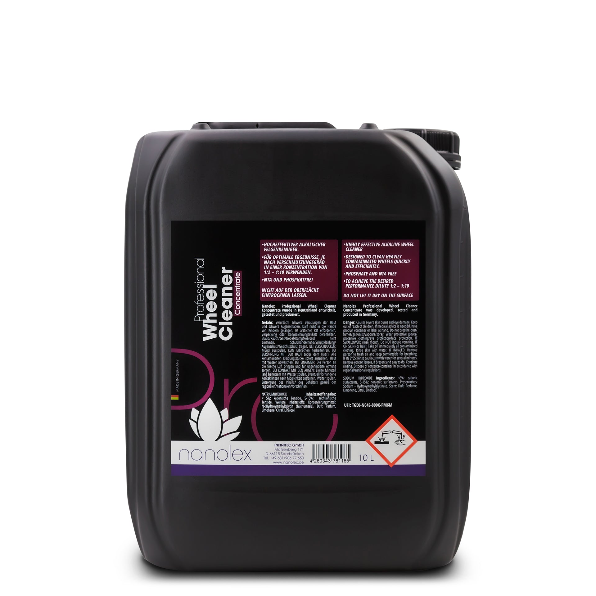 Nanolex Professional Wheel Cleaner Concentrate