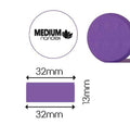 Nanolex Polijstpad 32x13x32, Medium, Paars (5 stuks)
